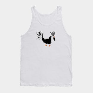 Chicken Yard 3 BW -Full Size Image Tank Top